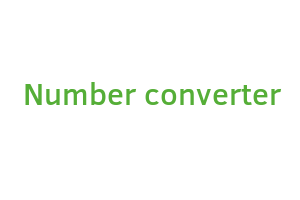 Number converter